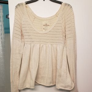 Hollister babydoll sweater M